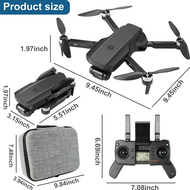 NETNEW S1 GPS Drone with 4K Camera for Adults 90° Rotatable 6K/4K Dual HD Camera 50 Mins Long Flight Time 5GHz FPV Quadcopter