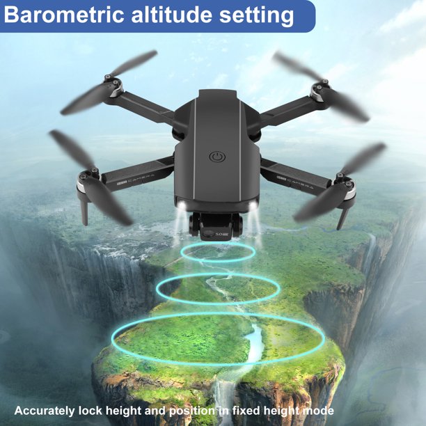 NETNEW S1 GPS Drone with 4K Camera for Adults 90° Rotatable 6K/4K Dual HD Camera 50 Mins Long Flight Time 5GHz FPV Quadcopter