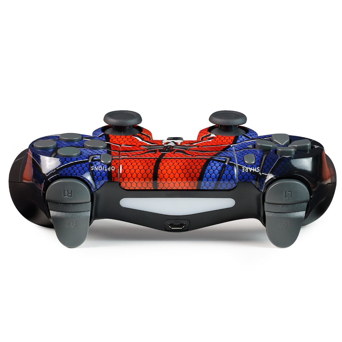 NETNEW Wireless Game Controller Compatible with PS4/Slim/Pro with Upgraded Joystick - Spider Man