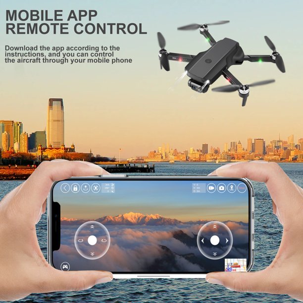 NETNEW S1 GPS Drone with 4K Camera for Adults 90° Rotatable 6K/4K Dual HD Camera 50 Mins Long Flight Time 5GHz FPV Quadcopter