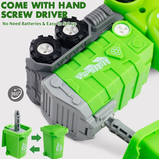 5 in 1 STEM Toys for 5 Year Old Boys Take Apart Dinosaur Trucks Transform to Robot Toys for Ages 5-7 6-8 Building Toys for Boys 4-6 5 Year Old Boy Birthday Gift Ideas