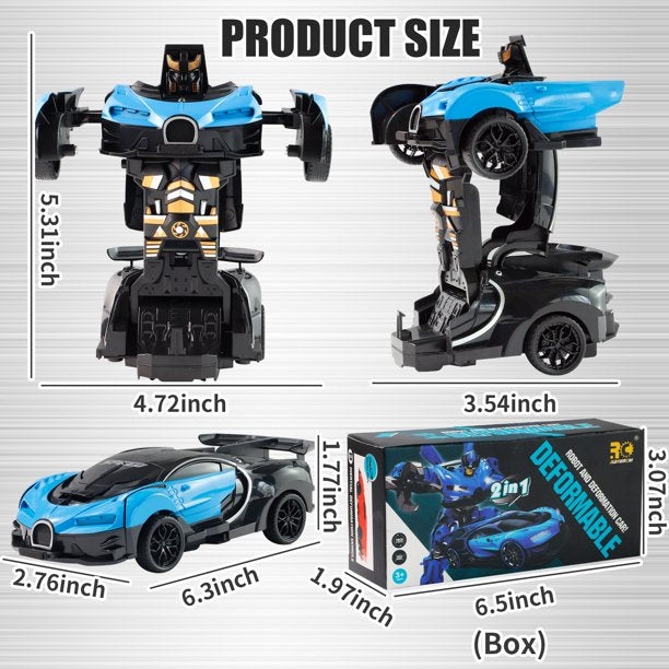 NETNEW Transform Car 1:18 Bugatti Racing Car Toys for Boys 3-6 Years Impact Deformation Christmas Birthday Gifts