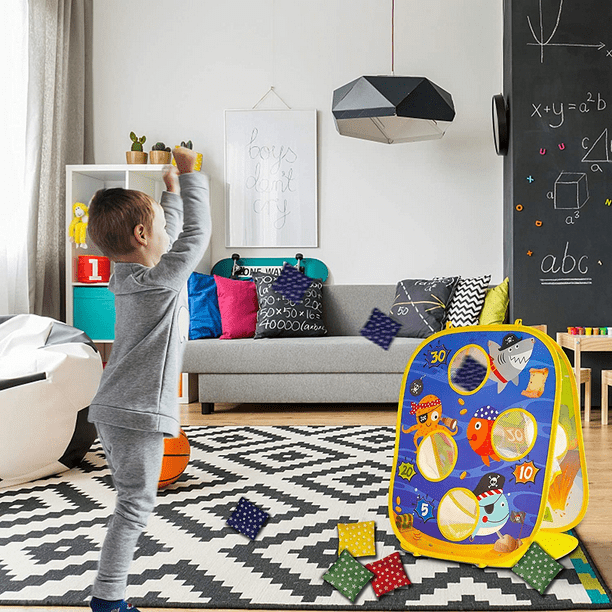 Dinosaur Bean Bag Toss Game Toys for Kids 3-6 Years Old Outdoor Indoor Toss Game Family Party Party Supplies Perfect Christmas or Birthday Gift