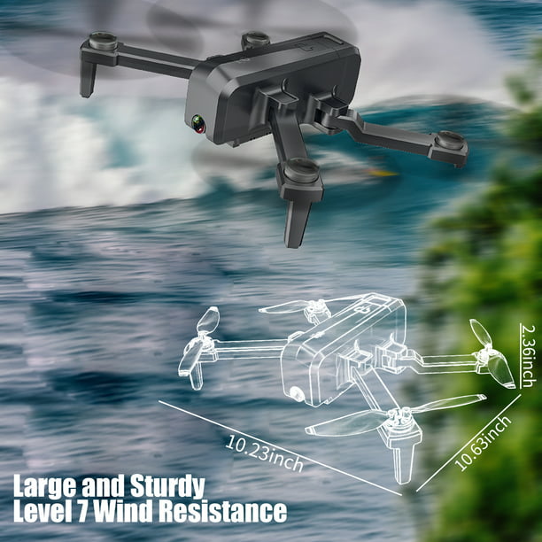 NETNEW GPS Drones with Camera for Adults 8K EIS UHD 120°FOV Camera 60 Mins Flight Time 5GHz Wifi FPV Transmission Brushless Motor Quadcopter