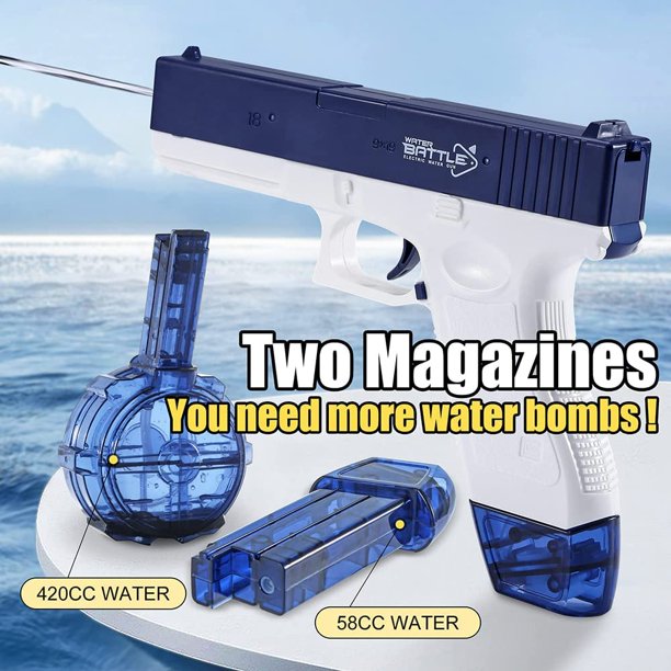 Electric Water Gun, Water Blaster Toys for Kids High Capacity Squirt Guns Up to 32 FT Range Strongest Swimming Pool Beach Outdoor