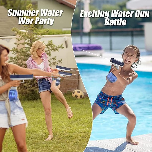 Electric Water Gun, Water Blaster Toys for Kids High Capacity Squirt Guns Up to 32 FT Range Strongest Swimming Pool Beach Outdoor