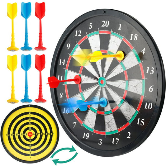 NETNEW Magnetic Dart Board Magnetic Darts Toys for Boys 6-12 Years Excellent Indoor Game and Party Games Great Gifts Kids