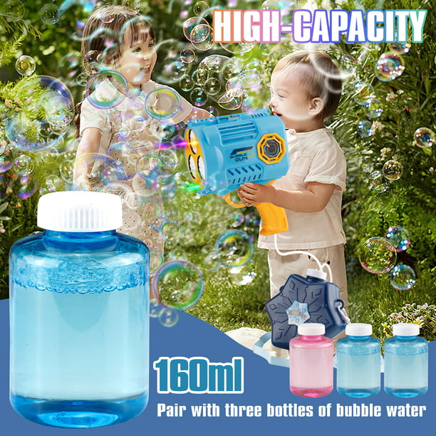 Bubble Machine Bubble Gun Toys for Boys Girls 3-6-12 Years Large Electric Automatic Bubble Maker Machine with Colorful Lights