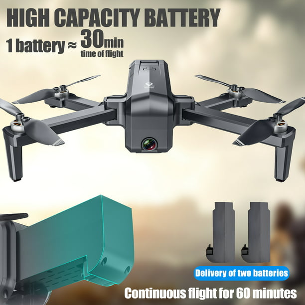NETNEW GPS Drones with Camera for Adults 8K EIS UHD 120°FOV Camera 60 Mins Flight Time 5GHz Wifi FPV Transmission Brushless Motor Quadcopter