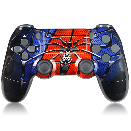 NETNEW Wireless Game Controller Compatible with PS4/Slim/Pro with Upgraded Joystick - Spider Man