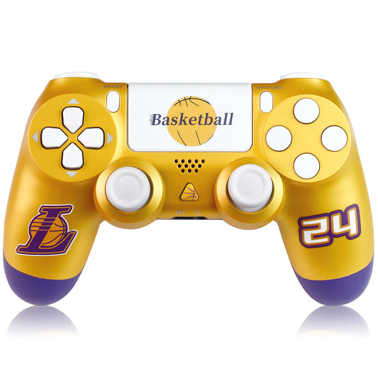 NETNEW Wireless Game Controller Compatible with PS4/Slim/Pro with Upgraded Joystick - Laker