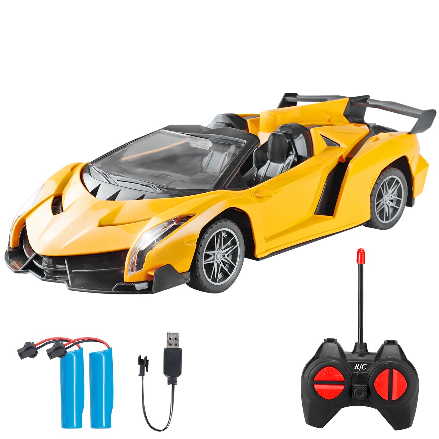 NETNEW RC Cars Toys for Boys 3-6 Years Lamborghini Remote Control Car with Lights Xmas Birthday Gifts for Kids Toys