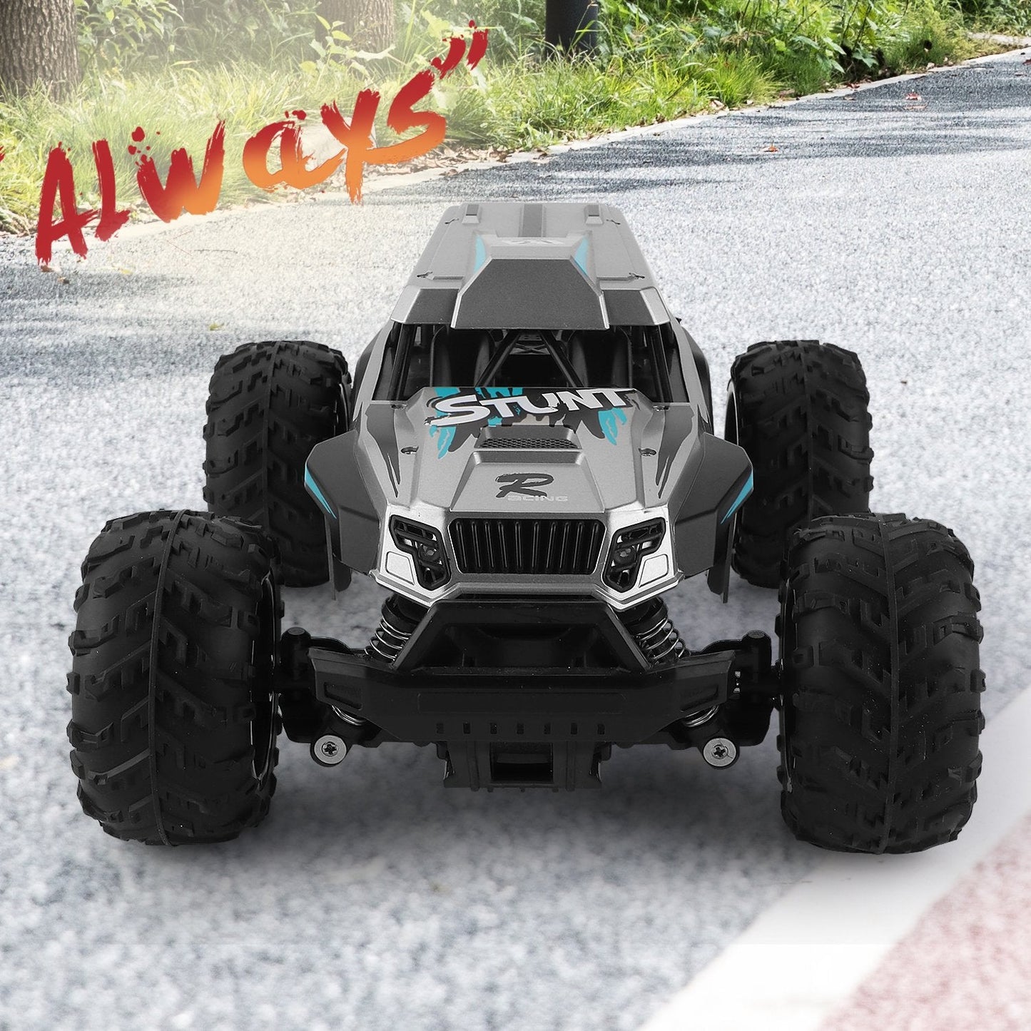 Kids Toys RC Cars Monster Truck 1:14 Remote Control Car 20+MPH 4WD 2.4GHz Off Road All Terrain Car Toys for 6-12 Years Old Boys with 2 Rechargeable Battery